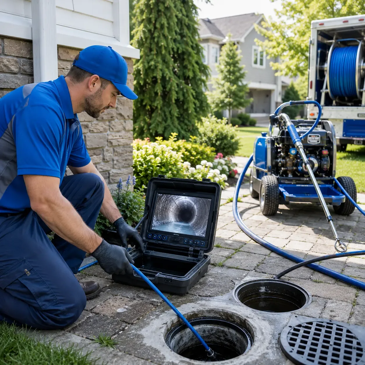 Outdoor drain cleaning professionals serving Wellston, OK